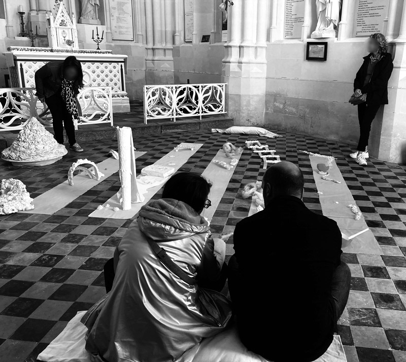 Œuvre Caroline Bron pôle arts visuels Pays de la Loire