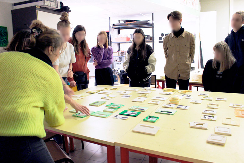 Livre d'artiste Caroline Bron atelier art-philo